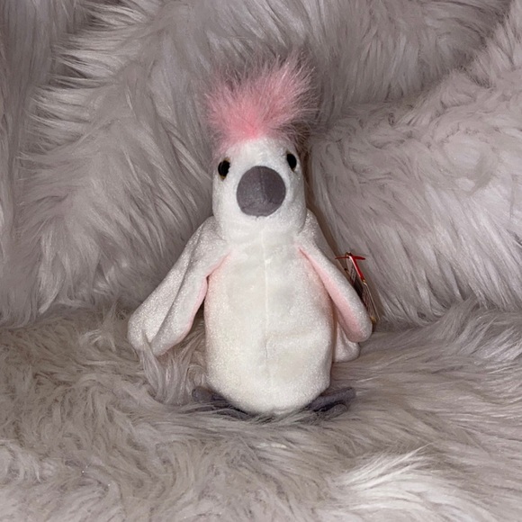 Ty Toys Vintage 997 Ty Beanie Babies Kuku The Cockatoo 4192 New